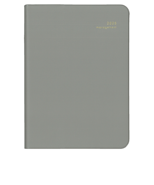 【2025年12月始まり】　ダイゴー　MILL　A6　ウィークリーレフト　E7775　グレー　月曜始まり