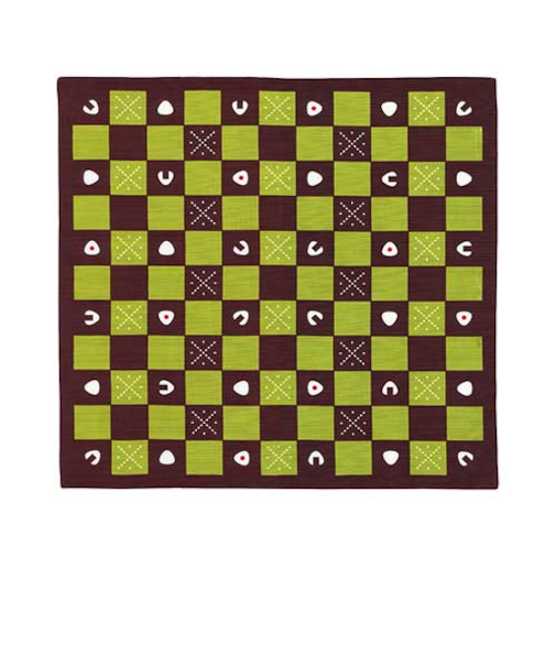 風呂敷（FUROSHIKI）　おかみさんの小風呂敷　市松おにぎり