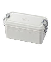 ハンズオリジナル　デジュネ　ランチボックス　抗菌仕様　2段　アイボリー