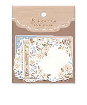 マインドウェイブ　リコルド　フレークステッカー　81810　ブラウン