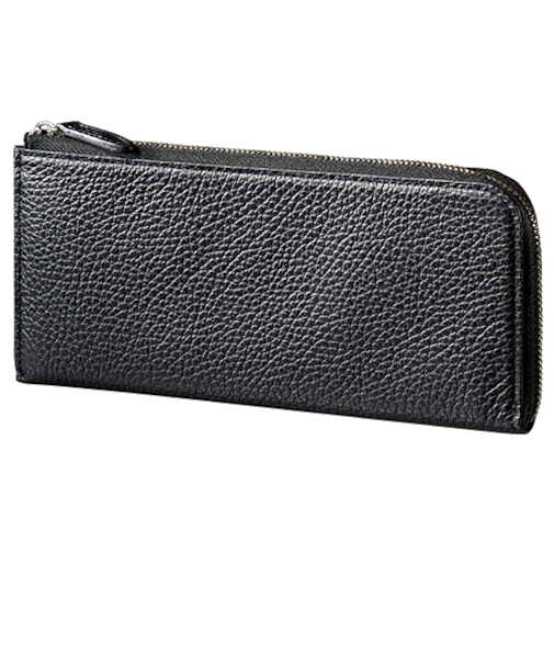 【お買い得】　ハンズオリジナル　アトリエヌウ　wol（ウォル）シリーズ　薄マチ長財布　Black