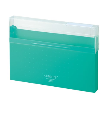リヒトラブ（LIHIT　LAB.）　CUBE　FIZZ　コングレスケース　A4　A－6024－7　グリーン