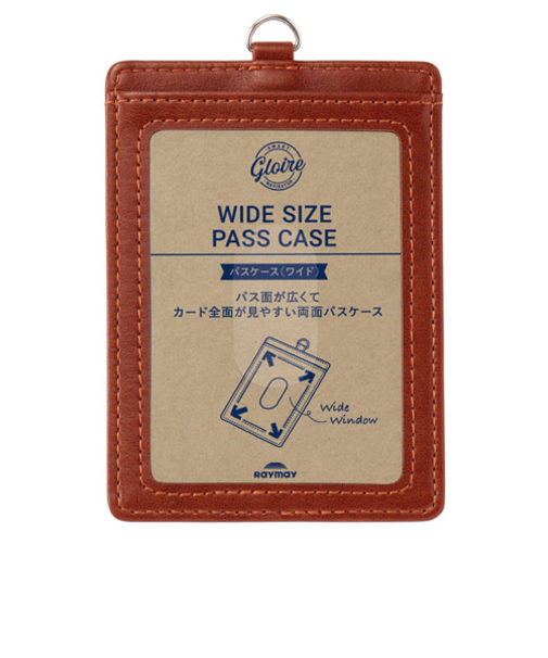 レイメイ藤井　グロワール（GLOIRE）　パスケース　ワイド　ブラウン