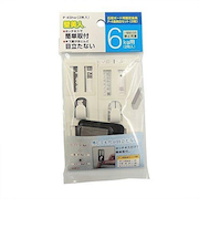 壁美人　P－4金具セット　2セット袋入り　P－4Shw　白