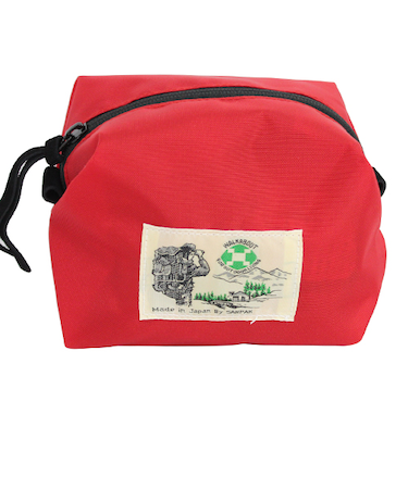 サンパック（SUNPAK）　ナイロンポーチ　レッド