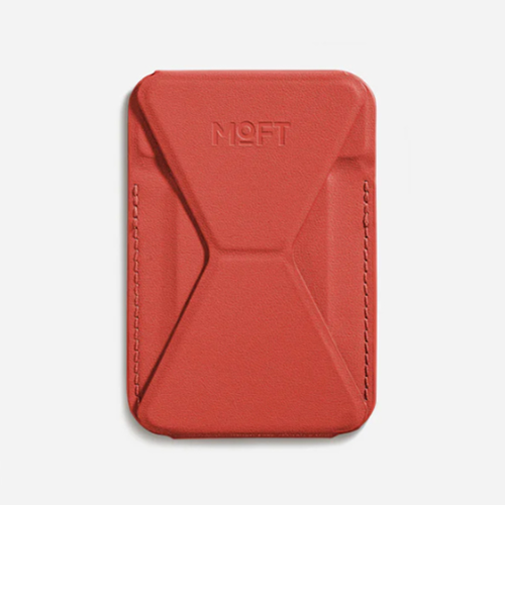 モフト（MOFT）　Snap-On　スマホスタンド　MOVAS　耐久強化版　サンセットレッド