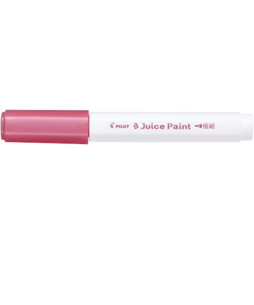 パイロット（PILOT）　マーカー　ジュースペイント　メタリックカラー　極細　SJP-20EF　パステルピンク