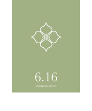 草紙堂　花結びメッセージカード　6月16日