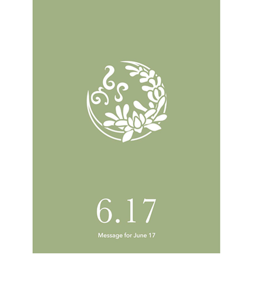 草紙堂　花結びメッセージカード　6月17日