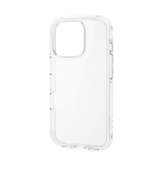 【iPhone16Pro】　エレコム（ELECOM）　TOUGH　SLIM　LITE　ハイブリッドケース　オールクリア　PM-A24CTSLACR　クリア