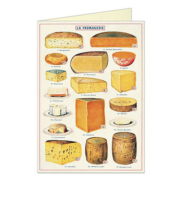 カバリーニ（CAVALLINI）　グリーティングカード　チーズ