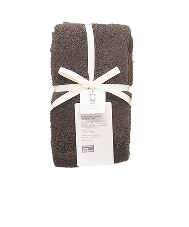ハンズオリジナル　今治フェイスタオル（やわらか）　ブラウン