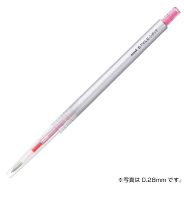 三菱鉛筆　スタイルフィット　0.38mm　ローズピンク