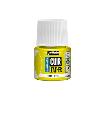 ペベオ（Pebeo）　セタカラーレザー　47　蛍光イエロー