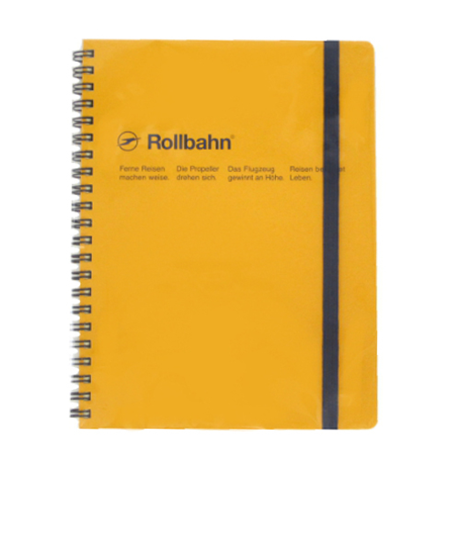 デルフォニックス（DELFONICS）　ロルバーンポケット付メモA5　NRP08　イエロー