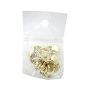 中西　特大カシメ両面並足　G　10個入