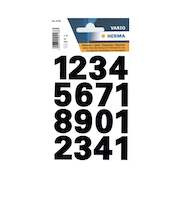 ヘルマ（HERMA）　ヘルマラベル　数字　黒　25mm　4168