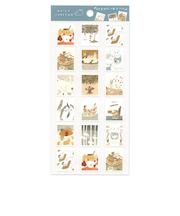 アクティブコーポレーション　トビマツショウイチロ　コットンペーパーシール　L03－SF－216　切手みたいなシール