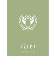 草紙堂　花結びメッセージカード　6月9日