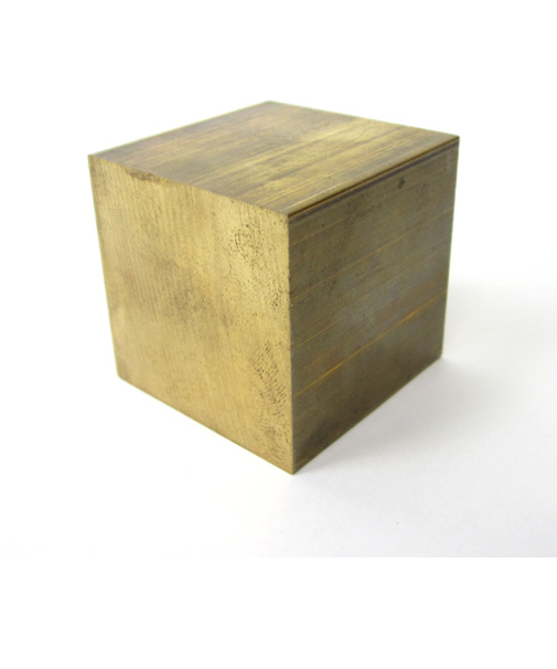 神銅商店　真鍮サイコロ　40×40×40mm