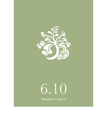 草紙堂　花結びメッセージカード　6月10日