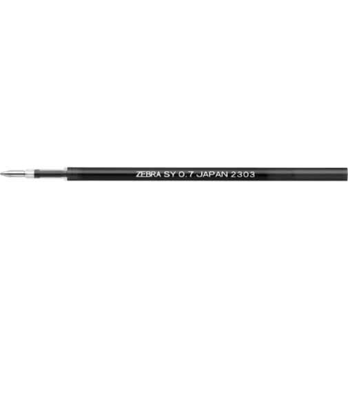 ゼブラ（ZEBRA）　油性ボールペン替芯　SY-0.7芯　P-RSY7-BL　青