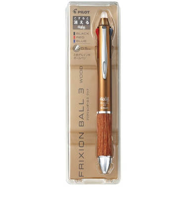 パイロット（PILOT）　フリクションボール3　ウッド　0.5mm　LKFB-2SEF-BN　ブラウン