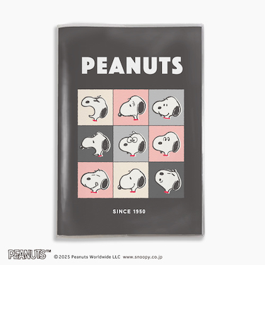 【2025年10月始まり】　フロンティア　PEANUTS　A5　マンスリーブロック　SN69082　FACE　月曜始まり