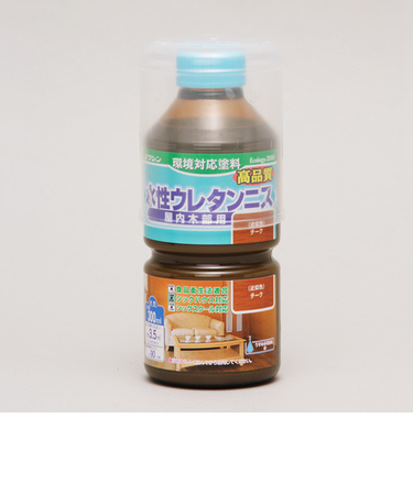 ワシン　水性ウレタンニス　300ml　チーク