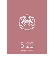 草紙堂　花結びメッセージカード　5月22日