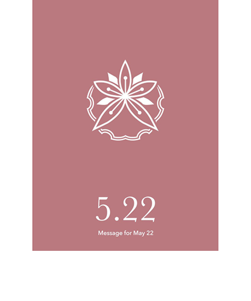 草紙堂　花結びメッセージカード　5月22日