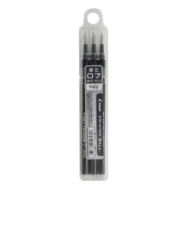 パイロット（PILOT）　フリクションボール用替芯　0.7mm　3本セット　LFBKRF30F-3B　ブラック