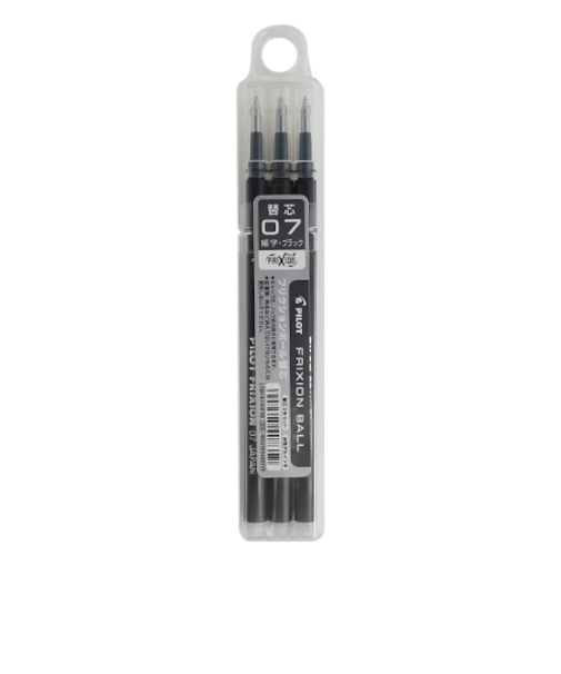 パイロット（PILOT）　フリクションボール用替芯　0.7mm　3本セット　LFBKRF30F-3B　ブラック