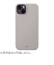 【iPhone15Plus】　ホールディット（Holdit）　シリコンケース　15981　トープ