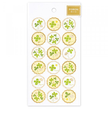 エヌビー社　和風シール大　四つ葉　5074137