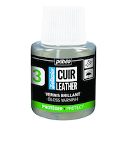 ペベオ（Pebeo）　セタカラーレザー　グロスバーニッシュ　110mL