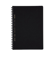 コクヨ（KOKUYO）　ソフトリングビジネス　ス-SV437B-D　B罫　A5　黒