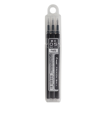 パイロット（PILOT）　フリクションボール用替芯　0.5mm　3本セット　LFBKRF30EF-3B　ブラック