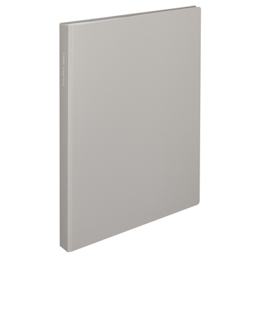 セキセイ　セパル（SEPAL）　クリヤーファイル　A4－S　40ポケット　SEL－2824　ライトグレー