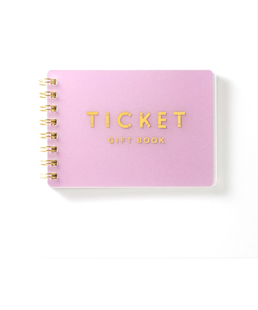 いろは出版　チケットギフトブック（TICKET　GIFT　BOOK）　パープル