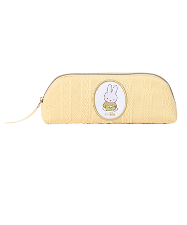 BSS　ミッフィー　スプリングニットシリーズ　ペンケース　EB358A　イエロー