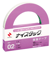 ニチバン　ナイスタック　紙両面テープ　15mm×18m　HW－H15