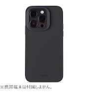 【iPhone15Pro】　ホールディット（Holdit）　シリコンケース　15990　ブラック