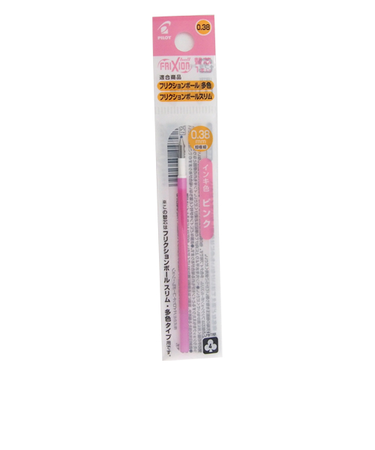 パイロット（PILOT）　フリクションボール多色用・スリム用替芯　0.38mm　LFBTRF12UF-P　ピンク