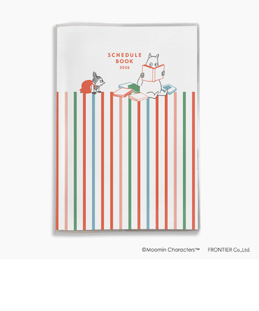 【2025年10月始まり】　フロンティア　MOOMIN　A5　マンスリーブロック　MM69063　BOOK　月曜始まり