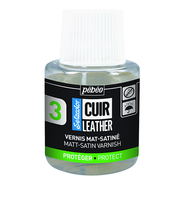 ペベオ（Pebeo）　セタカラーレザー　マット・サテンバーニッシュ　110mL