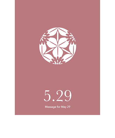 草紙堂　花結びメッセージカード　5月29日