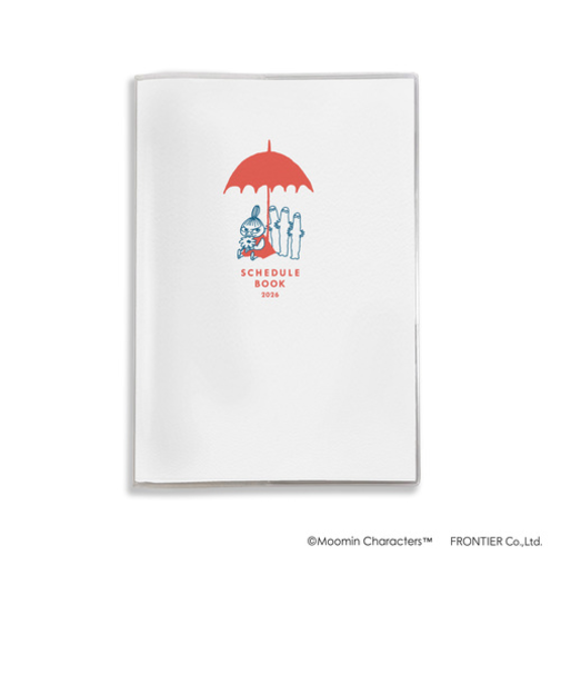 【2025年10月始まり】　フロンティア　MOOMIN　B6　マンスリーブロック　MM69062　UMBRELLA　月曜始まり
