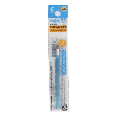 パイロット（PILOT）　フリクションボール多色用・スリム用替芯　0.38mm　LFBTRF12UF-LB　ライトブルー