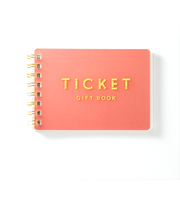 いろは出版　チケットギフトブック（TICKET　GIFT　BOOK）　レッド